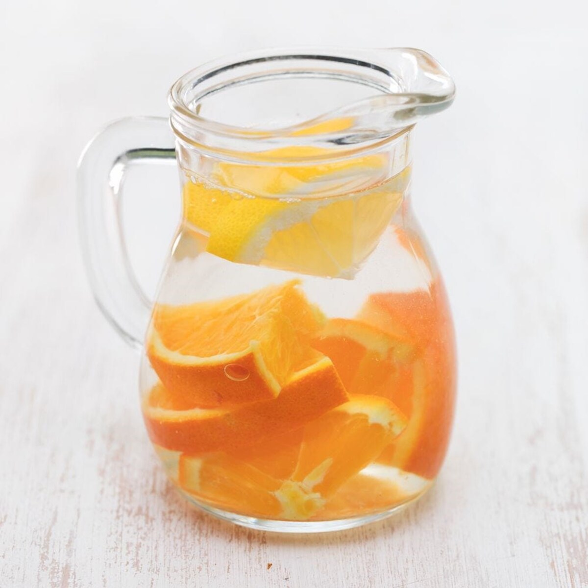 Dzbanek Szklany do Wody Soku Lemoniady Napojów z Uchwytem 300 ml Poręczny