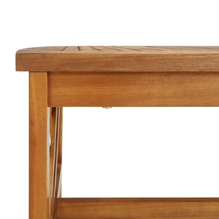 vidaXL Stolik kawowy, 102x50x43 cm, lite drewno akacjowe