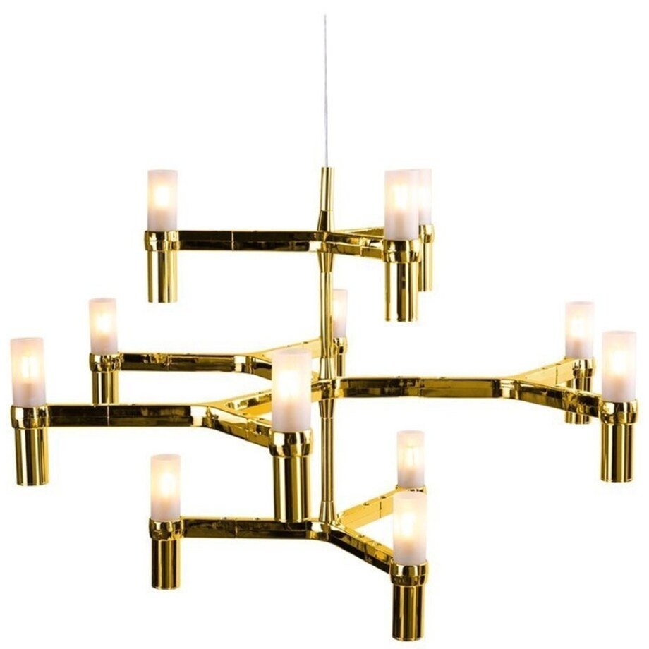Lampa wisząca świecznik Candles ST-8043-12A GOLD Step designerska złota