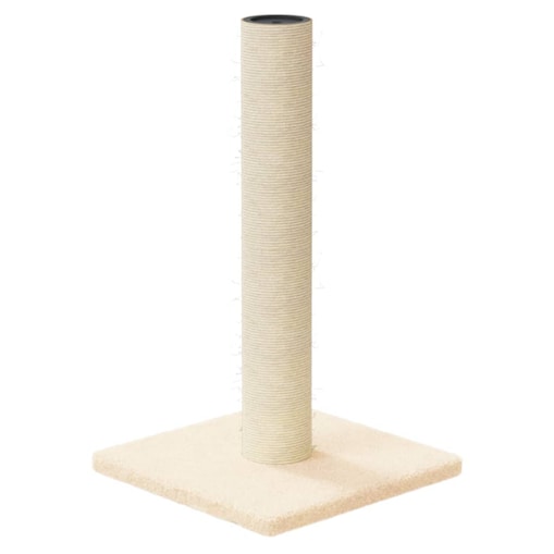 vidaXL Drapak dla kota, kremowy, 22x22x45 cm