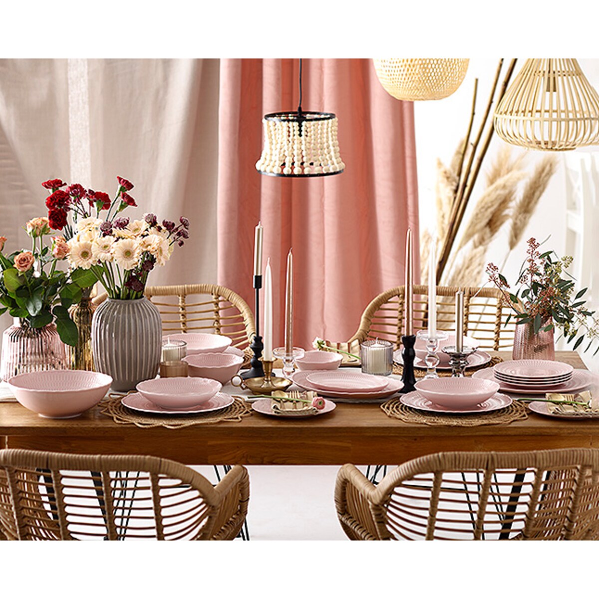 Talerz głęboki 22 cm Sofia Różana LB07