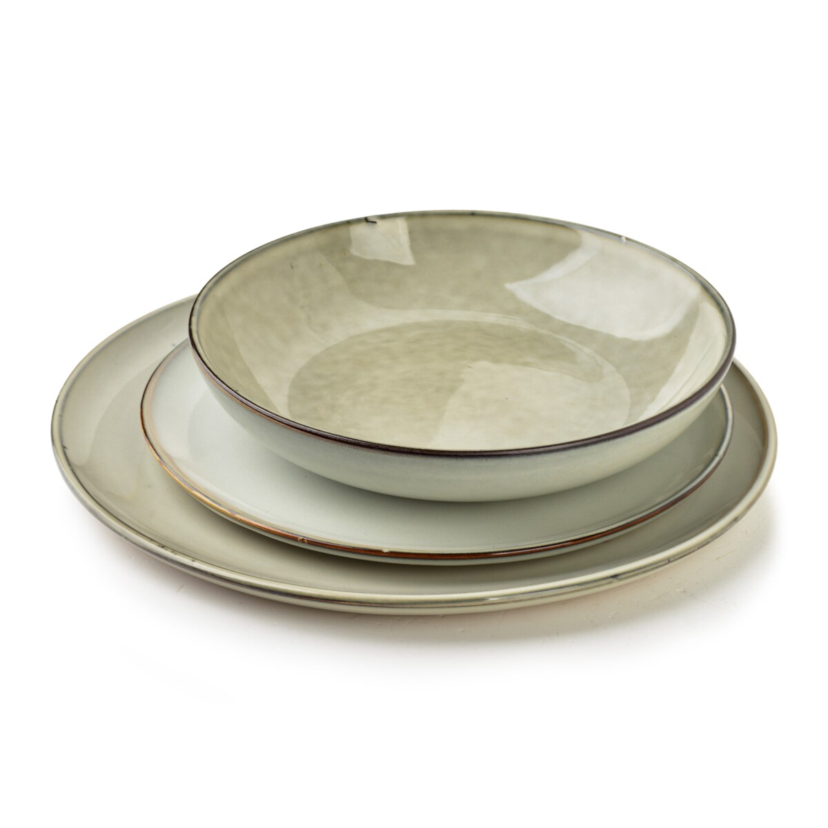 Talerz deserowy 21 cm BASIC NATURE