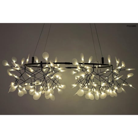 Wisząca lampa Flora MSE010100251 LED 64,8W nad stół czarna