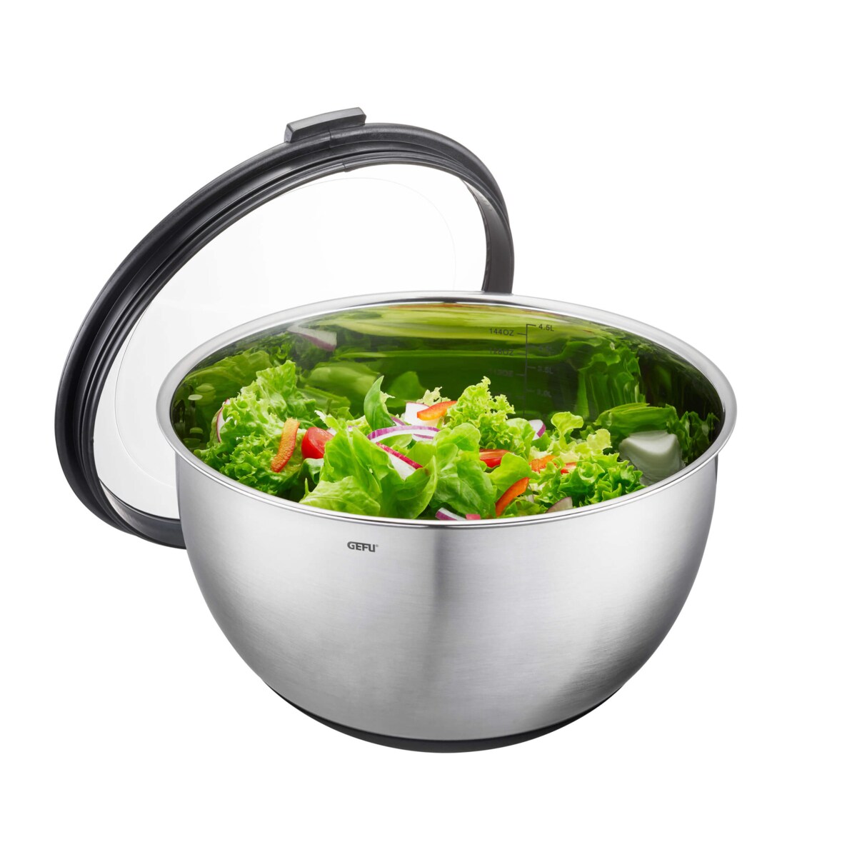 Zestaw 2 mis metalowych z pokrywką MUOVO