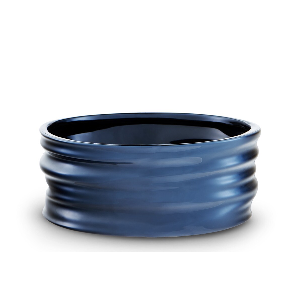 Konsimo LINNA Misa dekoracyjna, granatowy/połysk