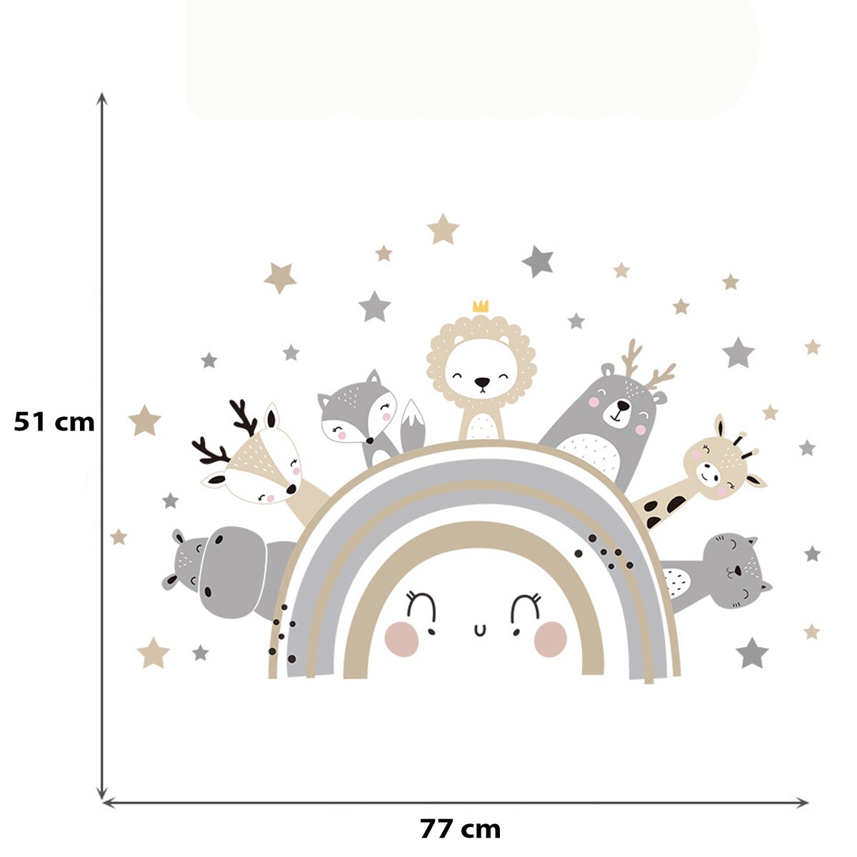 naklejki na ścianę do pokoju dziecka, sipo, zwierzątka