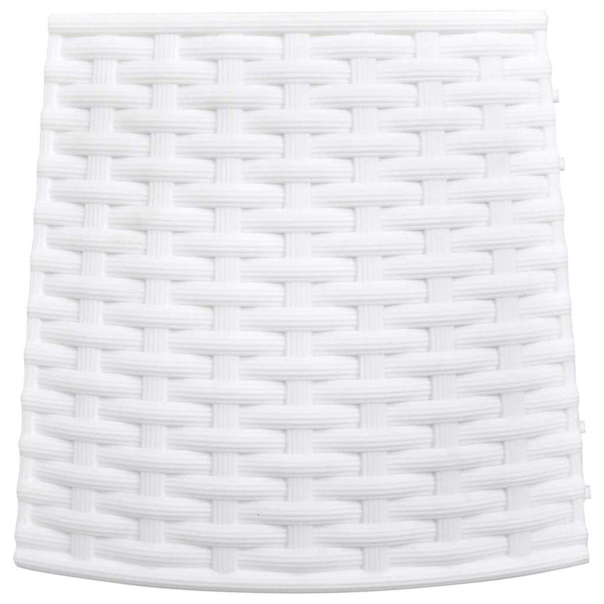 vidaXL Osłona pod choinkę, biała, Ø56x23 cm, plastikowa