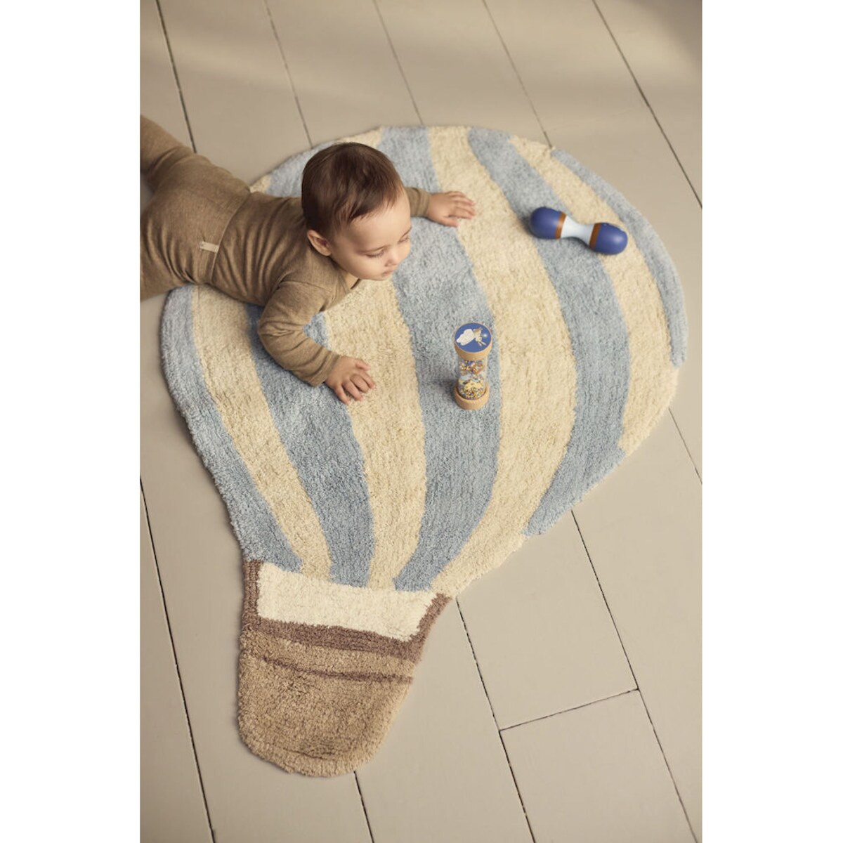 Filibabba Dywan dla dzieci Air balloon Pearl Blue