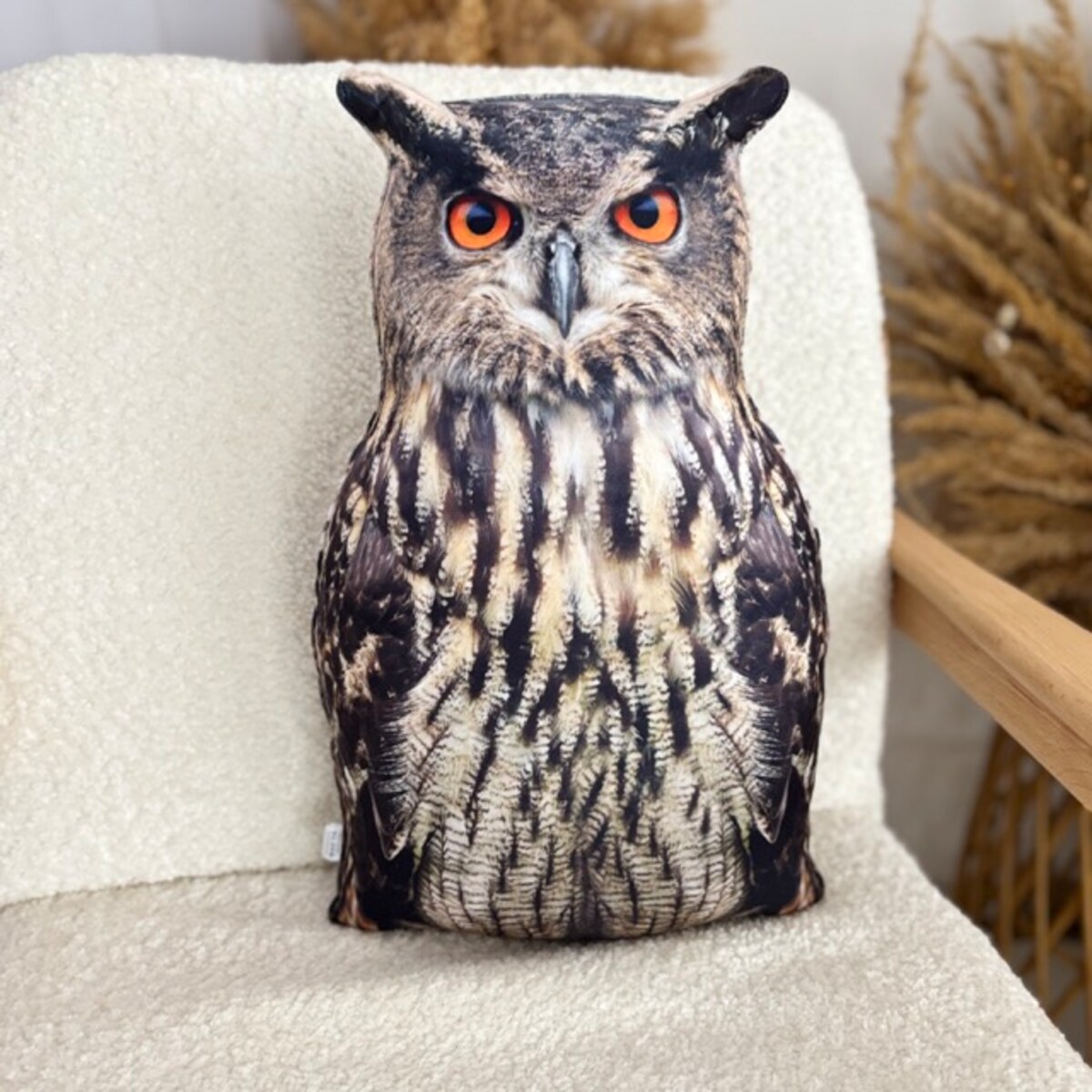 Poduszka duża Sowa Puchacz Bubo bubo