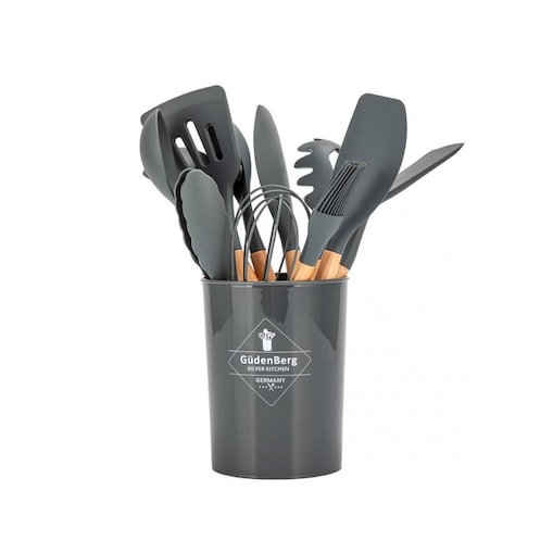 Elitehoff zestaw 12 przyborów kuchennych w stojaku 48649
