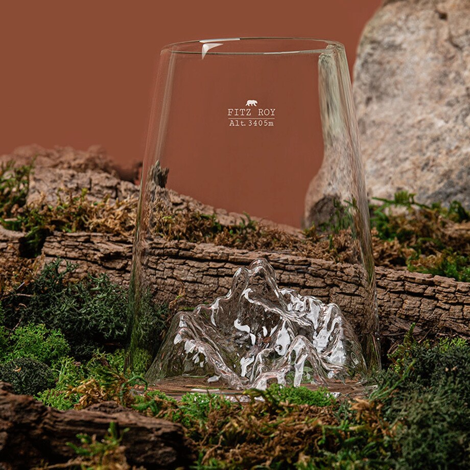 Szklanka Long Drink - Topographic - Fitz Roy
