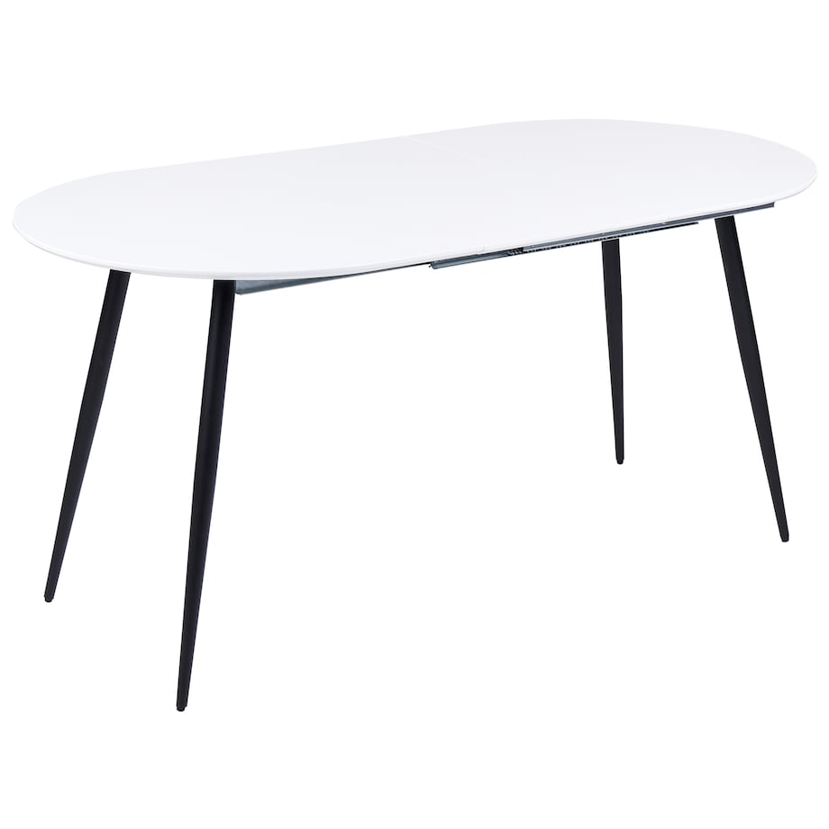 Stół do jadalni rozkładany STAVERTON Biały 120/160 cm 80 cm