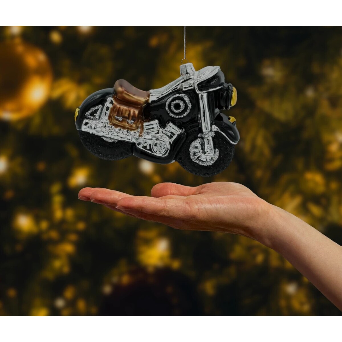 Bombka choinkowa: Motocykl retro