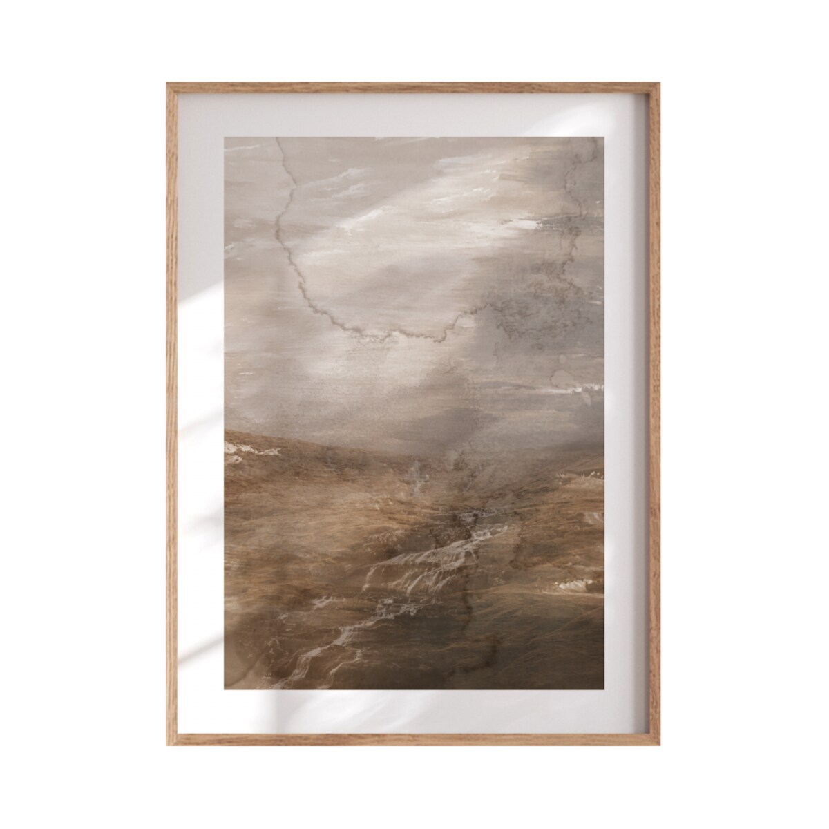 Plakat Dopatrz się rozmiar 50x70cm w ramie drewnianej Oak