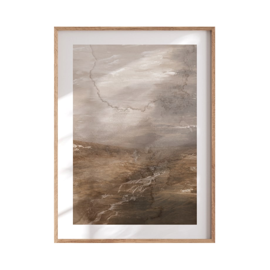 Plakat Dopatrz się rozmiar 50x70cm w ramie drewnianej Oak