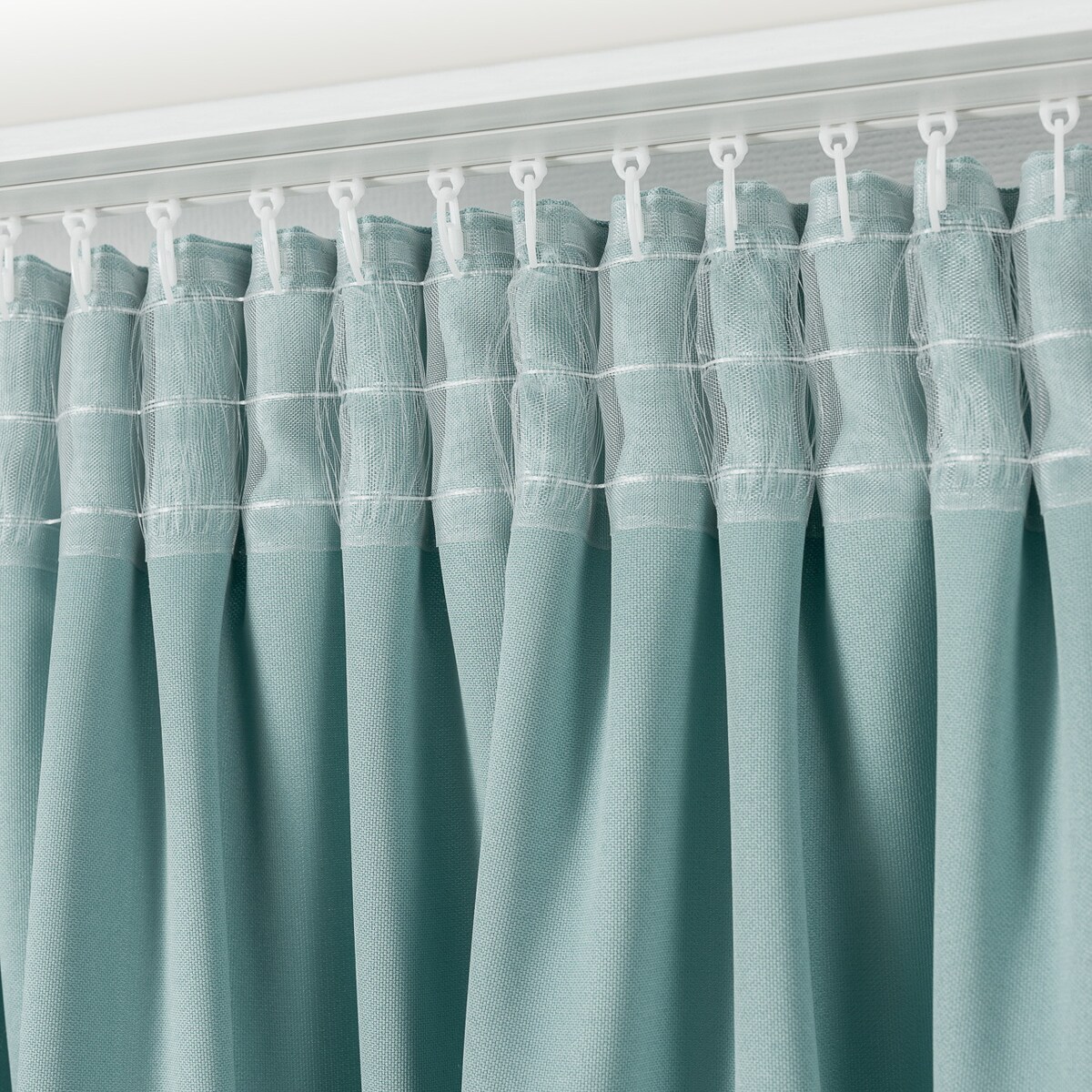 Zasłona na taśmie marszczącej jasny turkus aksamitna 140 x 280 cm 1 szt. 140x280 turkusowy