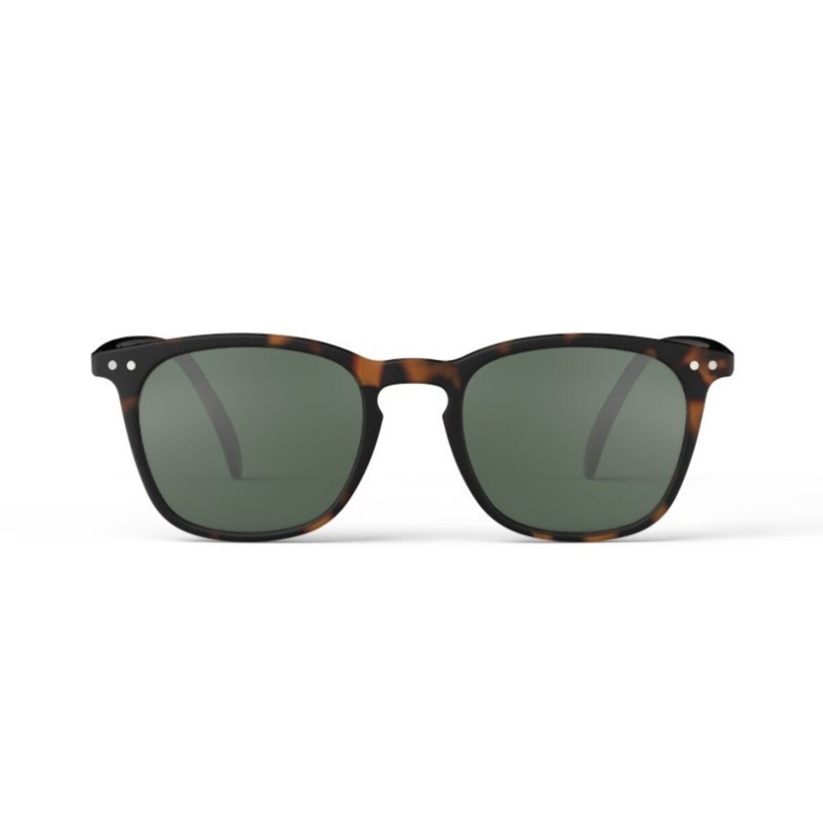 Izipizi - Okulary przeciwsłoneczne Sun Adult E Tortoise Green Lenses