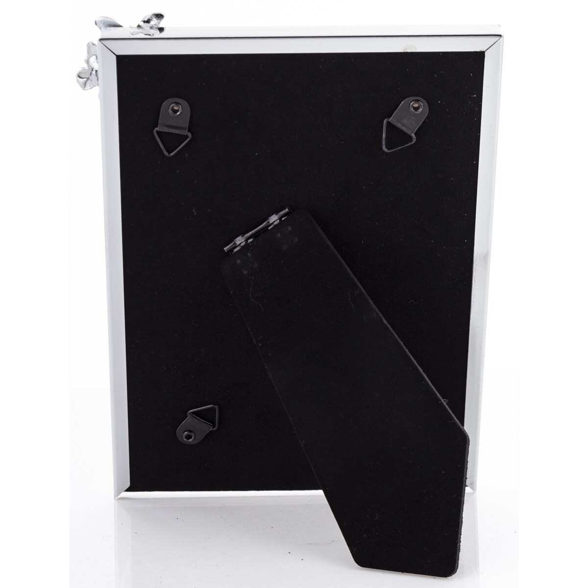 Ramka srebrna na zdjęcie 18,5x13,5x1,5-9 cm FREM i 2 motyle