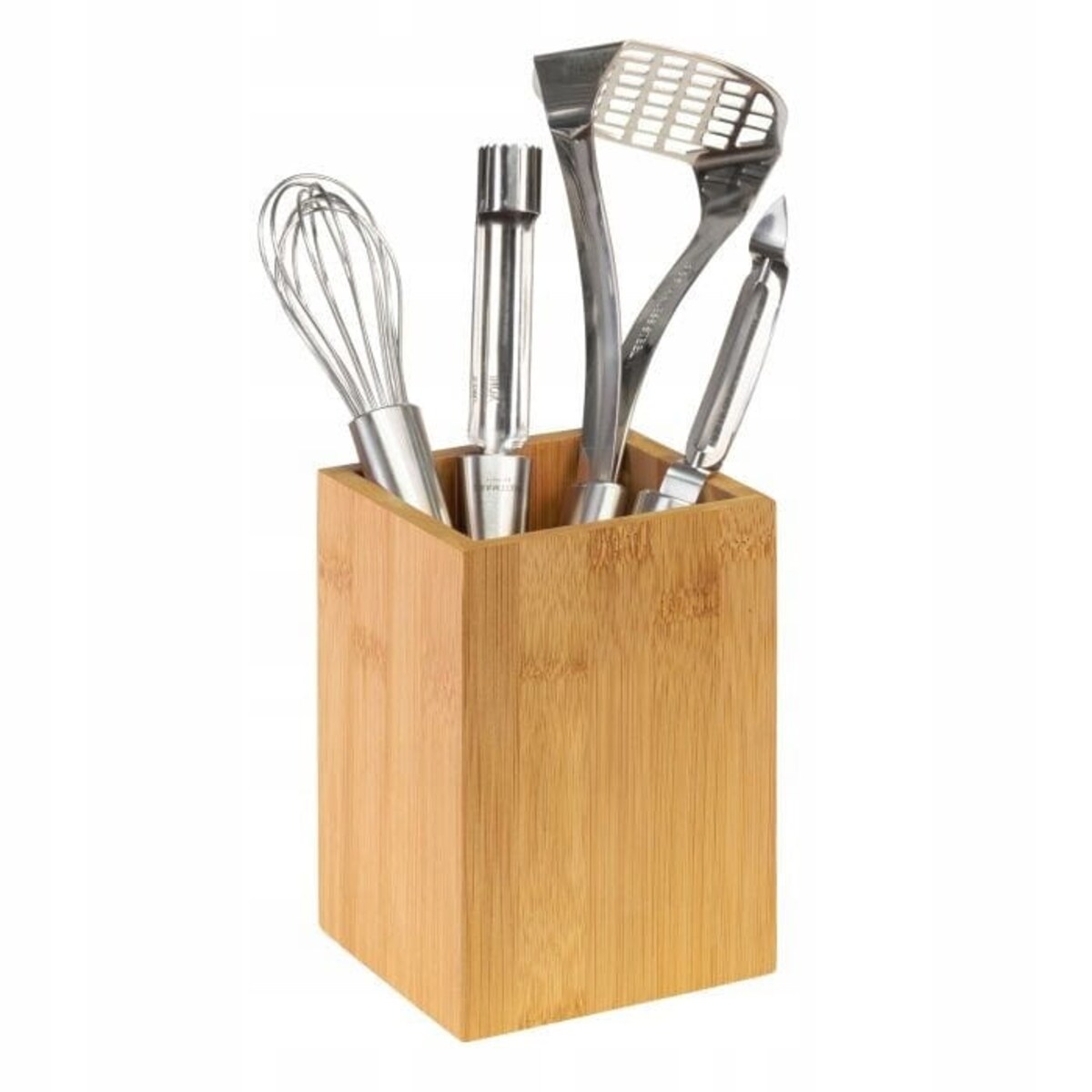 Drewniany Stojak na Przybory Akcesoria Kuchenne Kwadratowy Westmark Pojemny