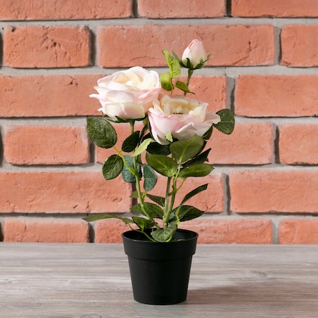 SZTUCZNE RÓŻE w doniczce