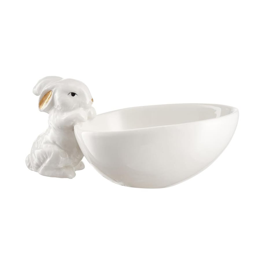 VILLA ITALIA Zajączek wielkanocny z miseczką 18 cm BUNNY