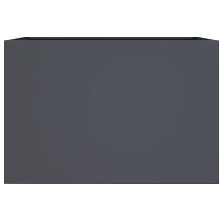 vidaXL Donica, antracytowa, 62x40x39 cm, stal