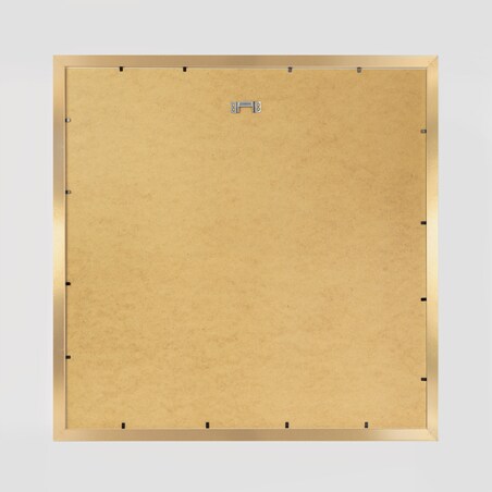 Ramka na zdjęcia 50x50 cm złota rama MDF z plexi do powieszenia pion poziom klasyczna kwadratowa ramka FRAMAI®