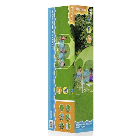 Basen ogrodowy stelażowy Bestway z daszkiem rodzinny dla dzieci 244x51 cm
