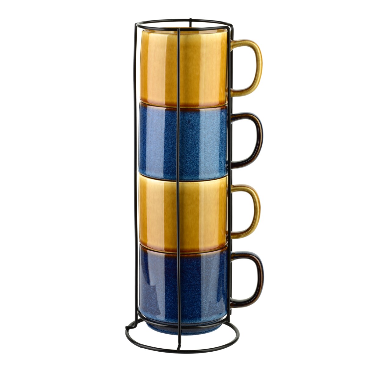 Komplet kubków na stojaku EVIE