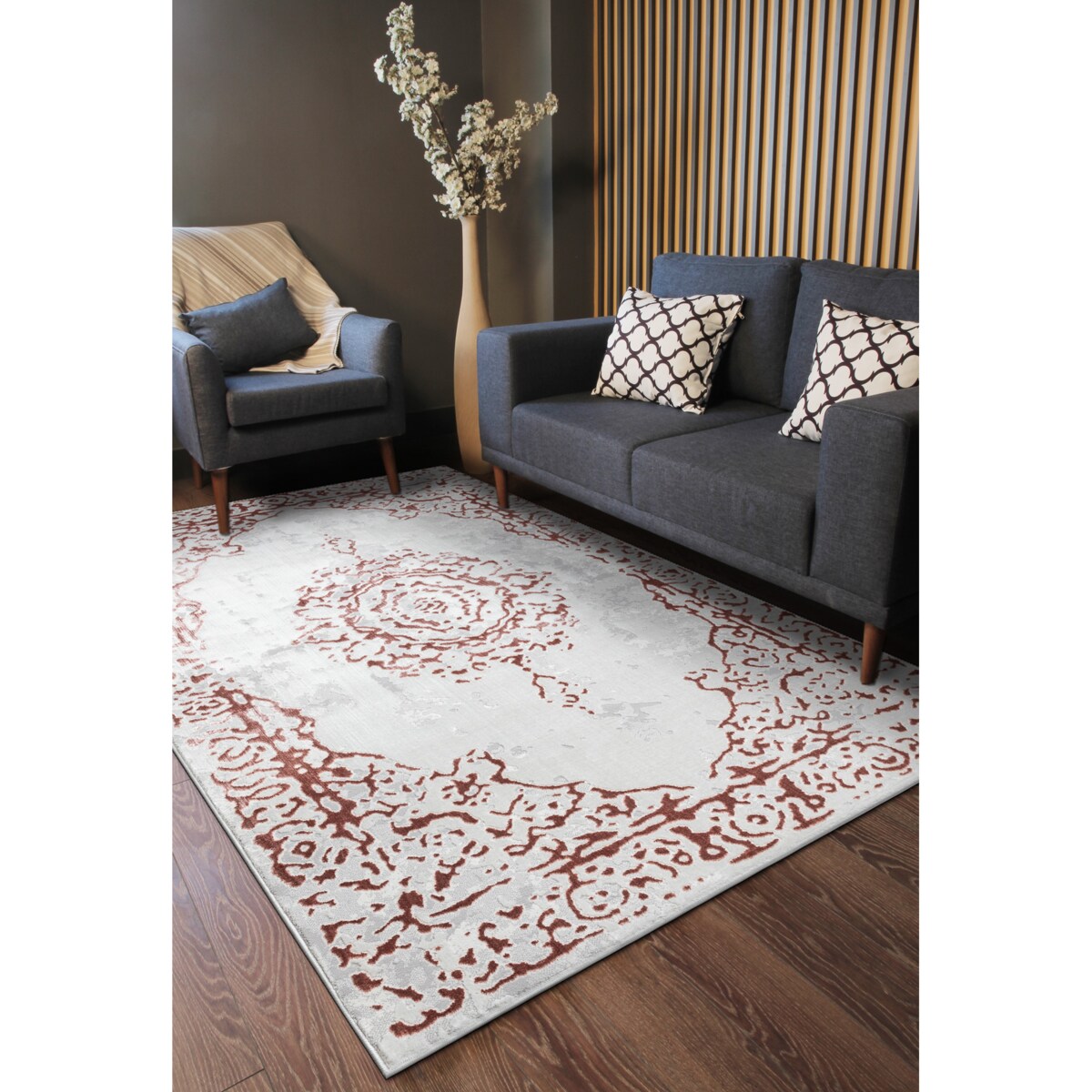 Dywan ALLURE 1961 Ornament, ramka - 80x150 cm