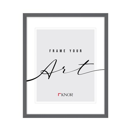 Ramka szara, ramka na zdjęcie, 18x24, Knor- szare ramki do zdjęć i plakatów