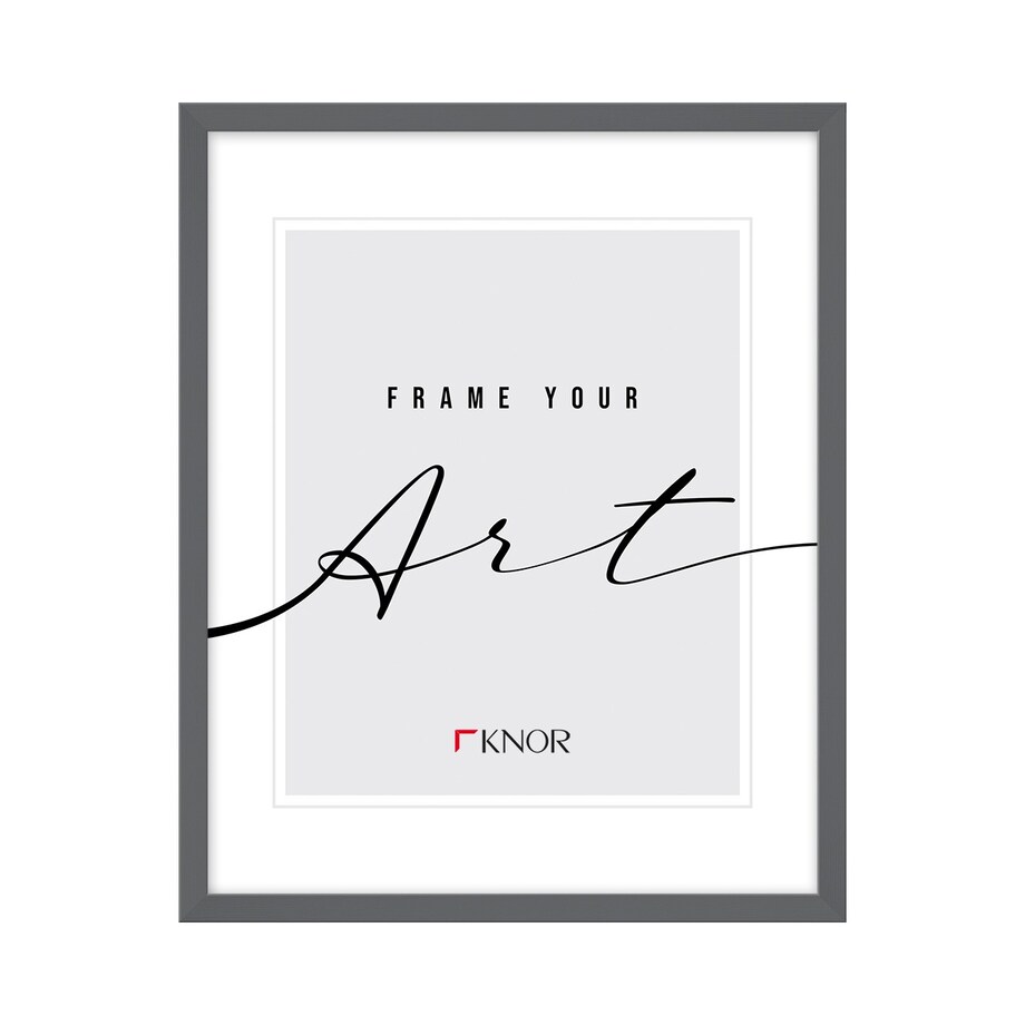 Ramka szara, ramka na zdjęcie, 18x24, Knor- szare ramki do zdjęć i plakatów