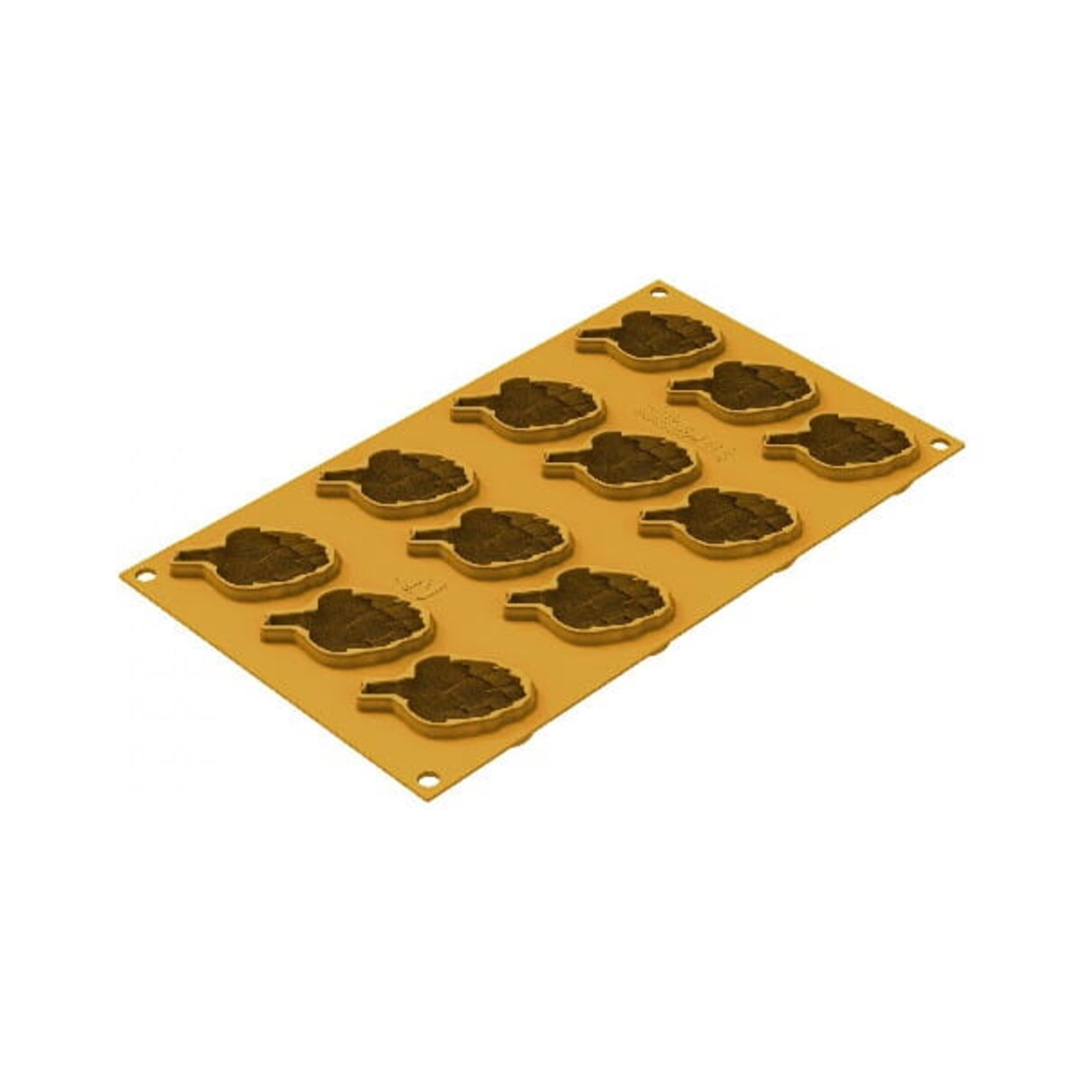 Forma silikonowa Silikomart Carciofo, 12 gniazd w kształcie karczocha