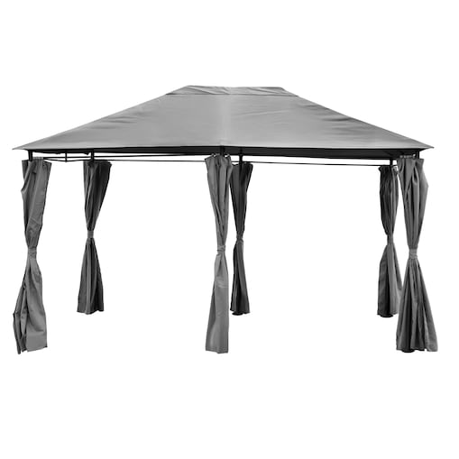 Pawilon ogrodowy 3x4m ze ścianami BOCZNYMI zasłony NAMIOT wodoodporny MOCNY