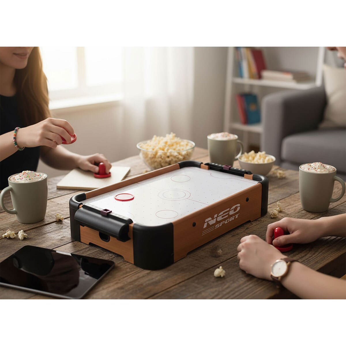 Cymbergaj stół do gry Neo-sport NS-440 Air Hockey gra dla dzieci 1440