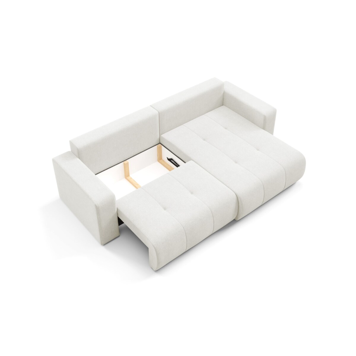 Narożnik MOLINIO L z funkcją spania z pojemnik na pościel Kolor: Wind 02