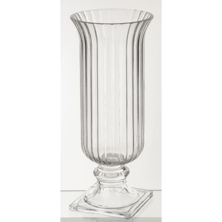 Wazon 37x15,5x15,5 cm TAZZA-5 na nóżce przezroczysty