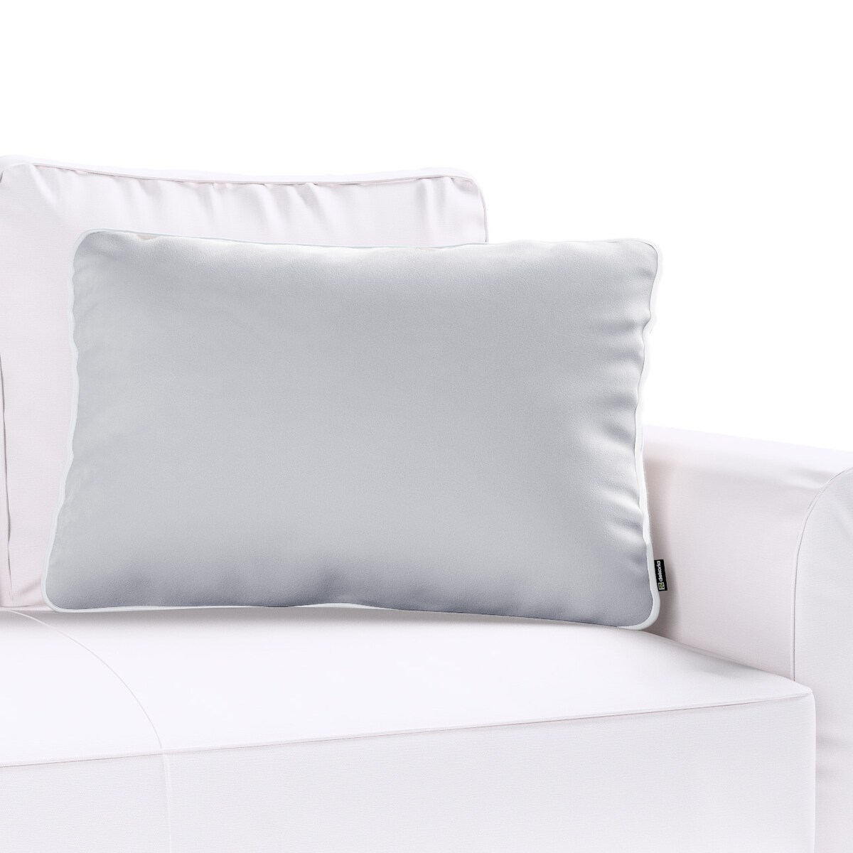 Poszewka Laura na poduszkę prostokątna 60 x 40 cm 60x40 srebrzysty szary