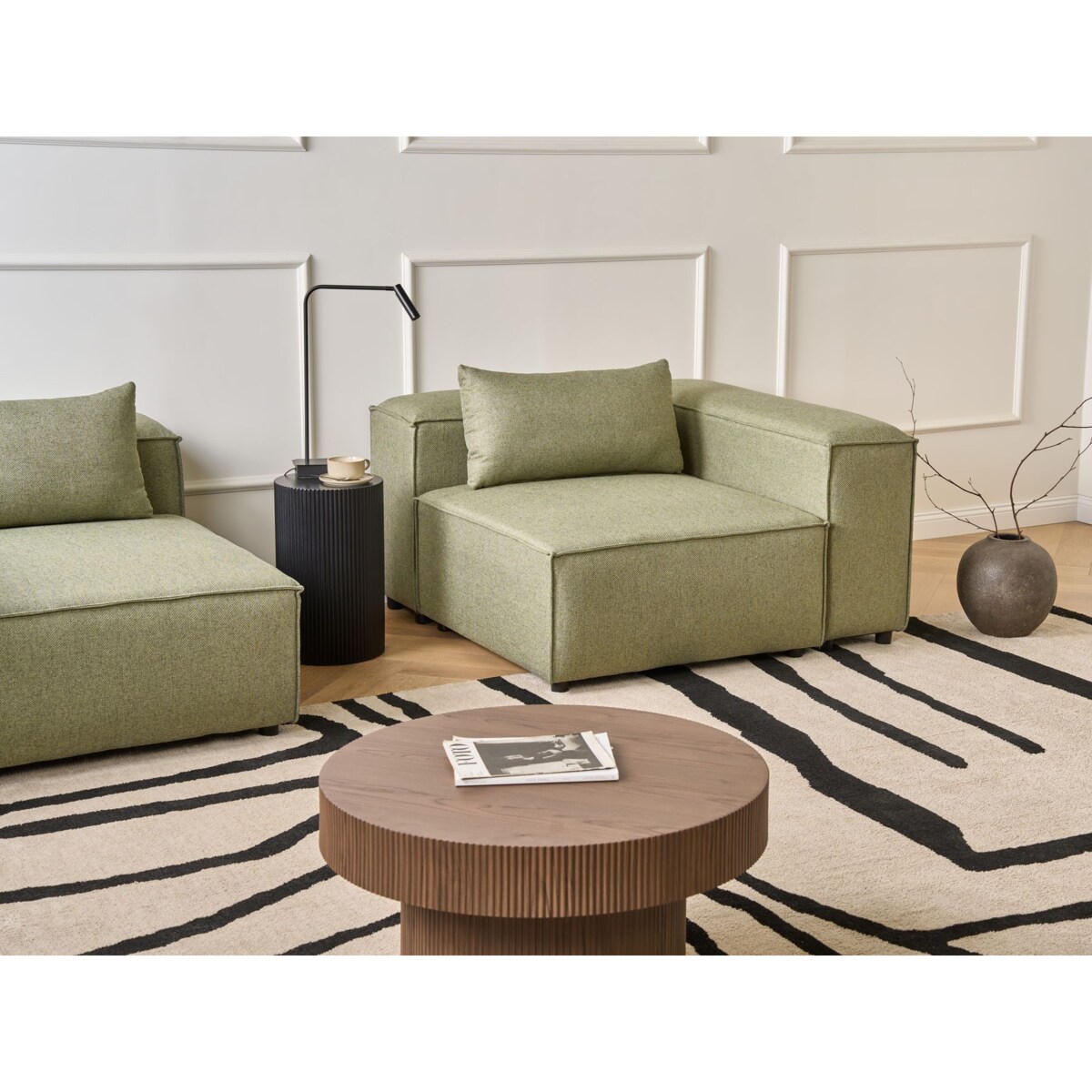 Moduł narożny BRANDE Jasnozielony Symetryczny