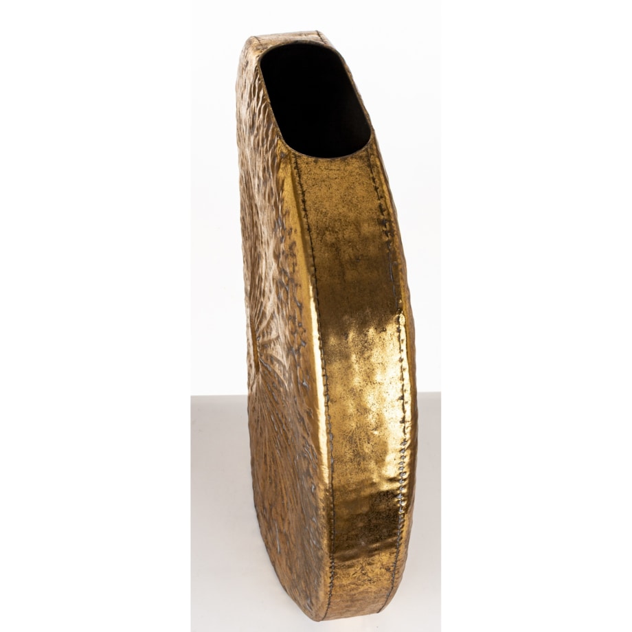 Wazon metalowy złoty 74x65x10,5 cm ZLATO