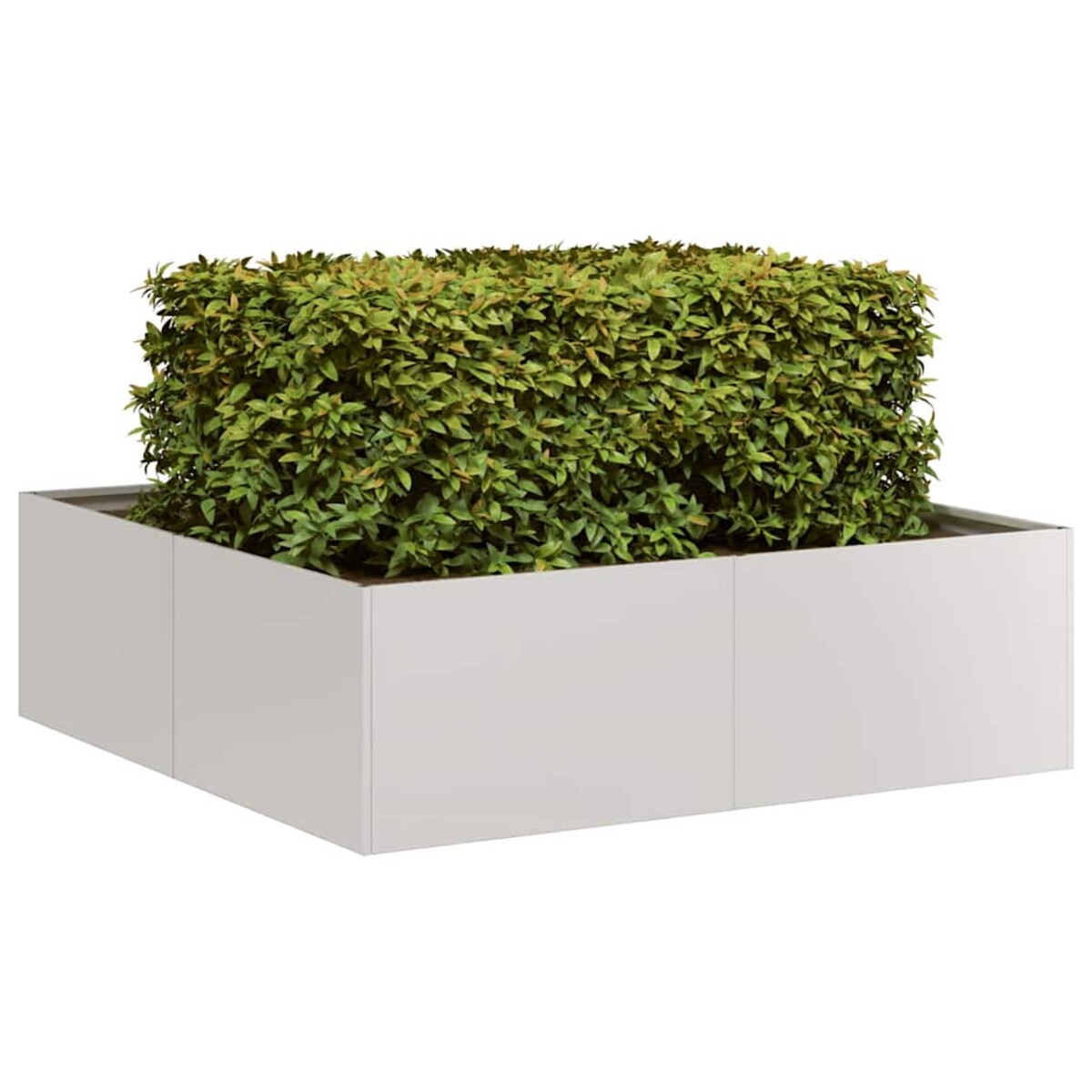 vidaXL Doniczka 100x100x30 cm Stal nierdzewna