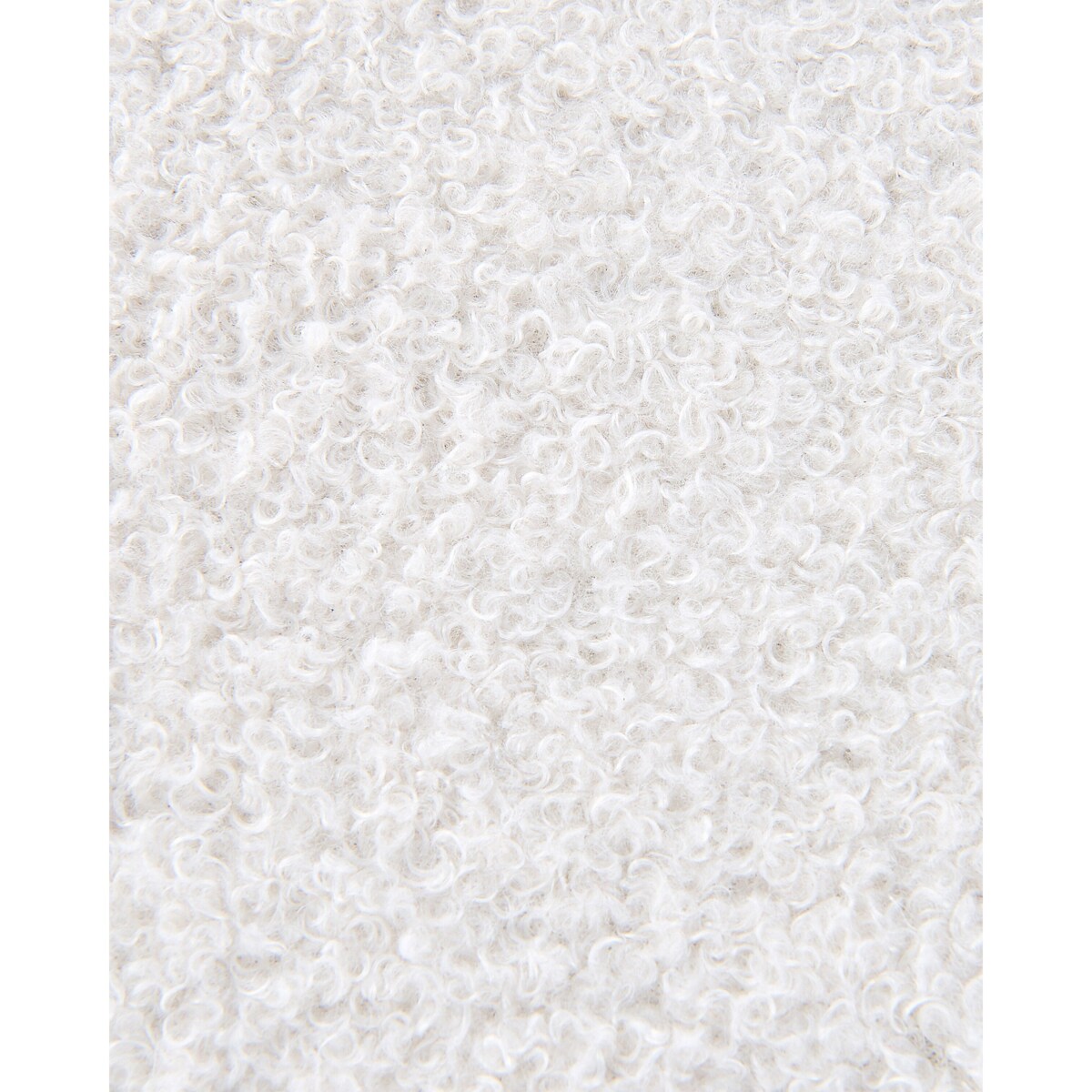 Fotel boucle biały LOVIISA