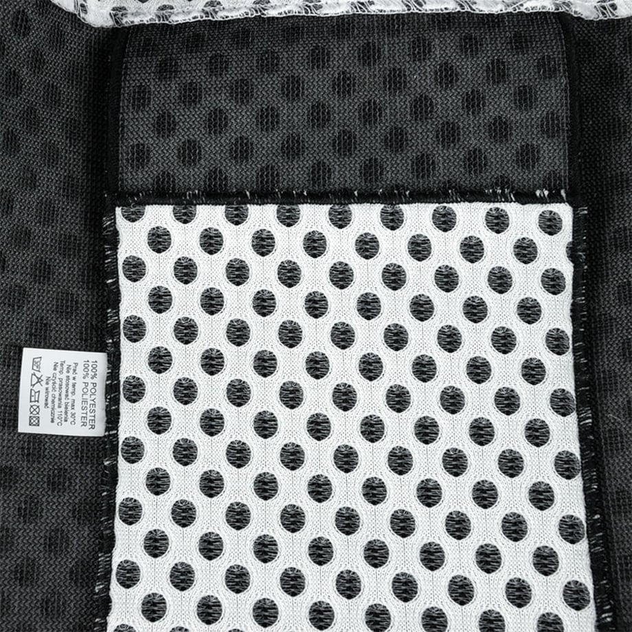 Torba na ramię w grochy z kieszonką i sznurkiem do ściągnięcia