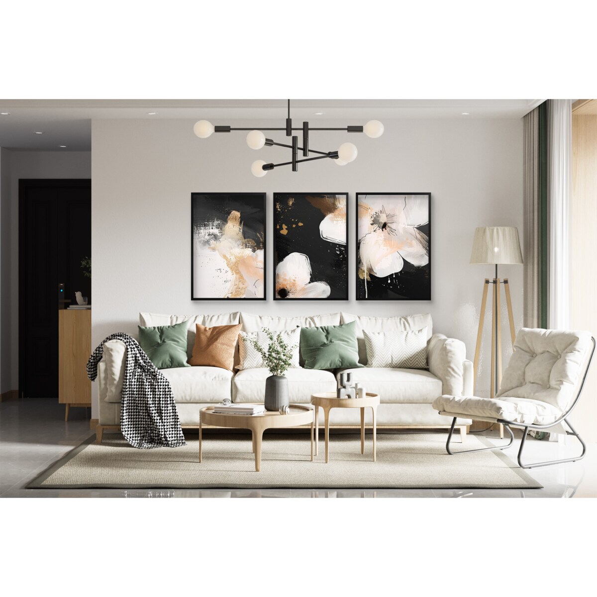 Obrazy ścienne Plakaty na ścianę Malowane Kwiaty Akwarela