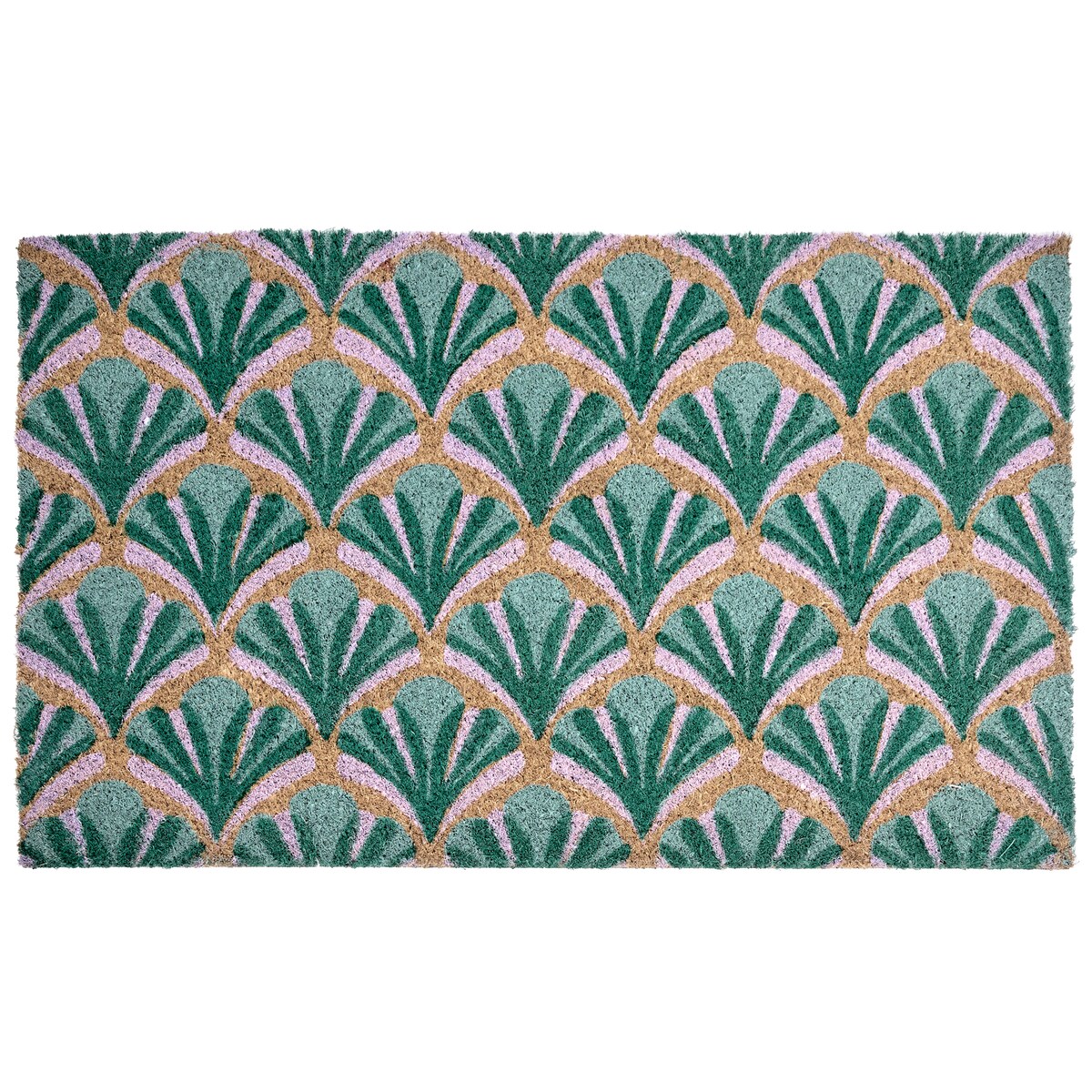 Wycieraczka TATALIK Zielony 45 x 75 cm Włókno kokosowe