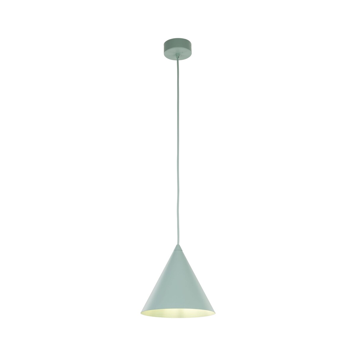 Lampa wisząca TK Lighting CONO MINT 10074 miętowa metalowa E27 LED do kuchni salonu jadalni regulowana 140 cm