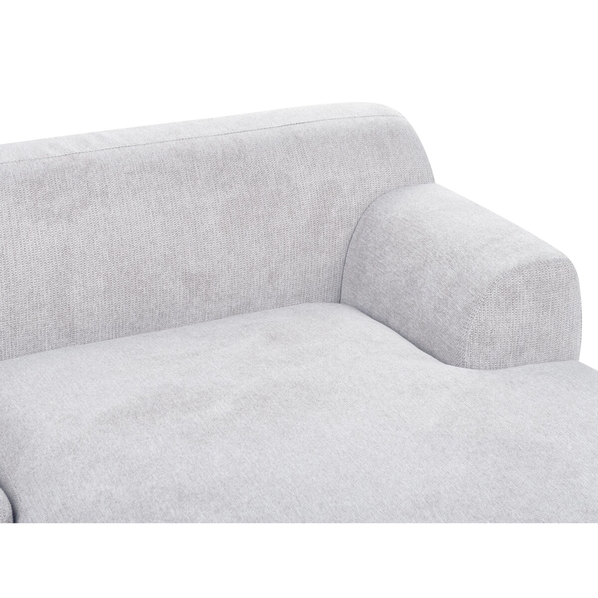 Sofa narożna lewostronna HOLT Jasnoszary Lewostronny