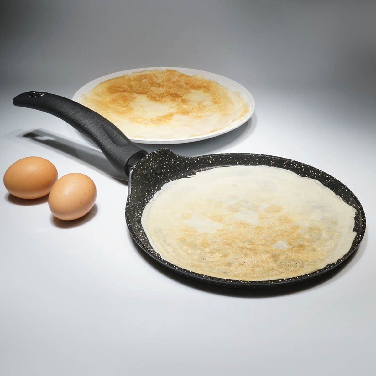 Tiross patelnia do naleśników granitowa 28cm TS1271
