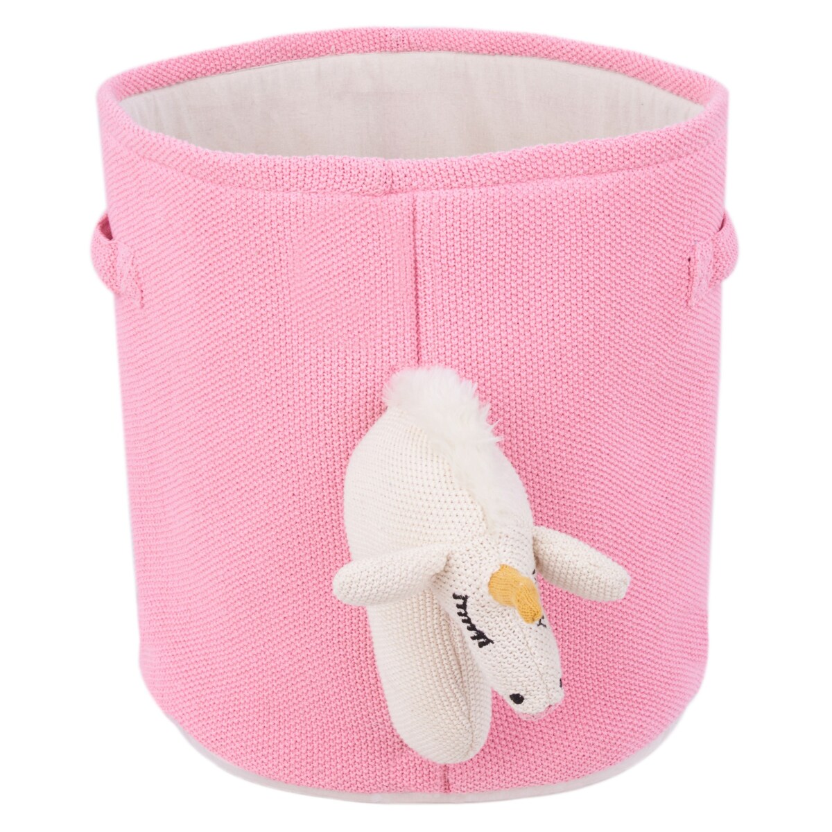 Kosz jednorożec bawełniany różowy NARROTI