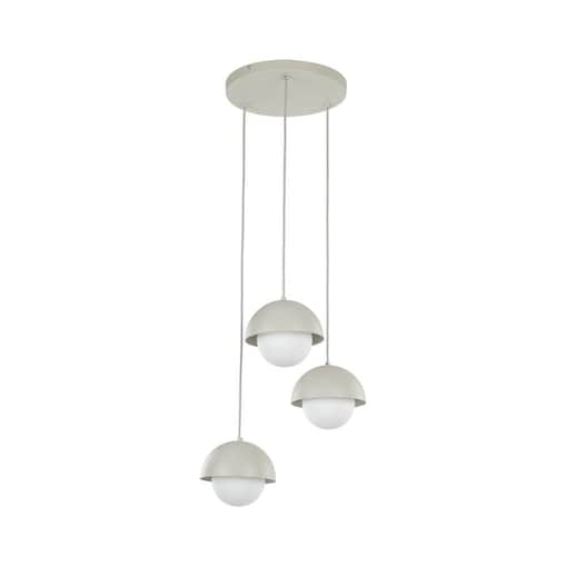 Lampa wisząca TK Lighting BONO BEIGE 10206 beżowo-biała 3xG9 regulowana do salonu jadalni kuchni